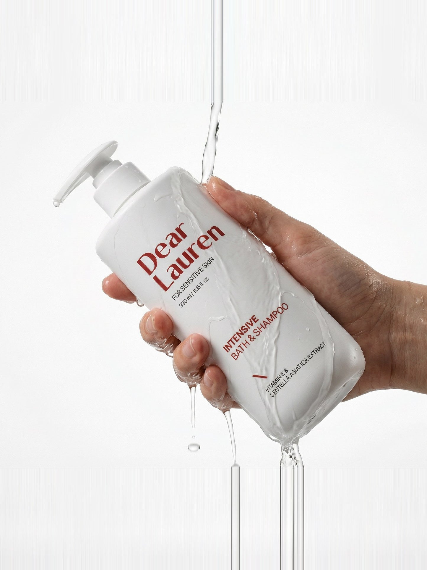Intensive Bath & Shampoo — in use