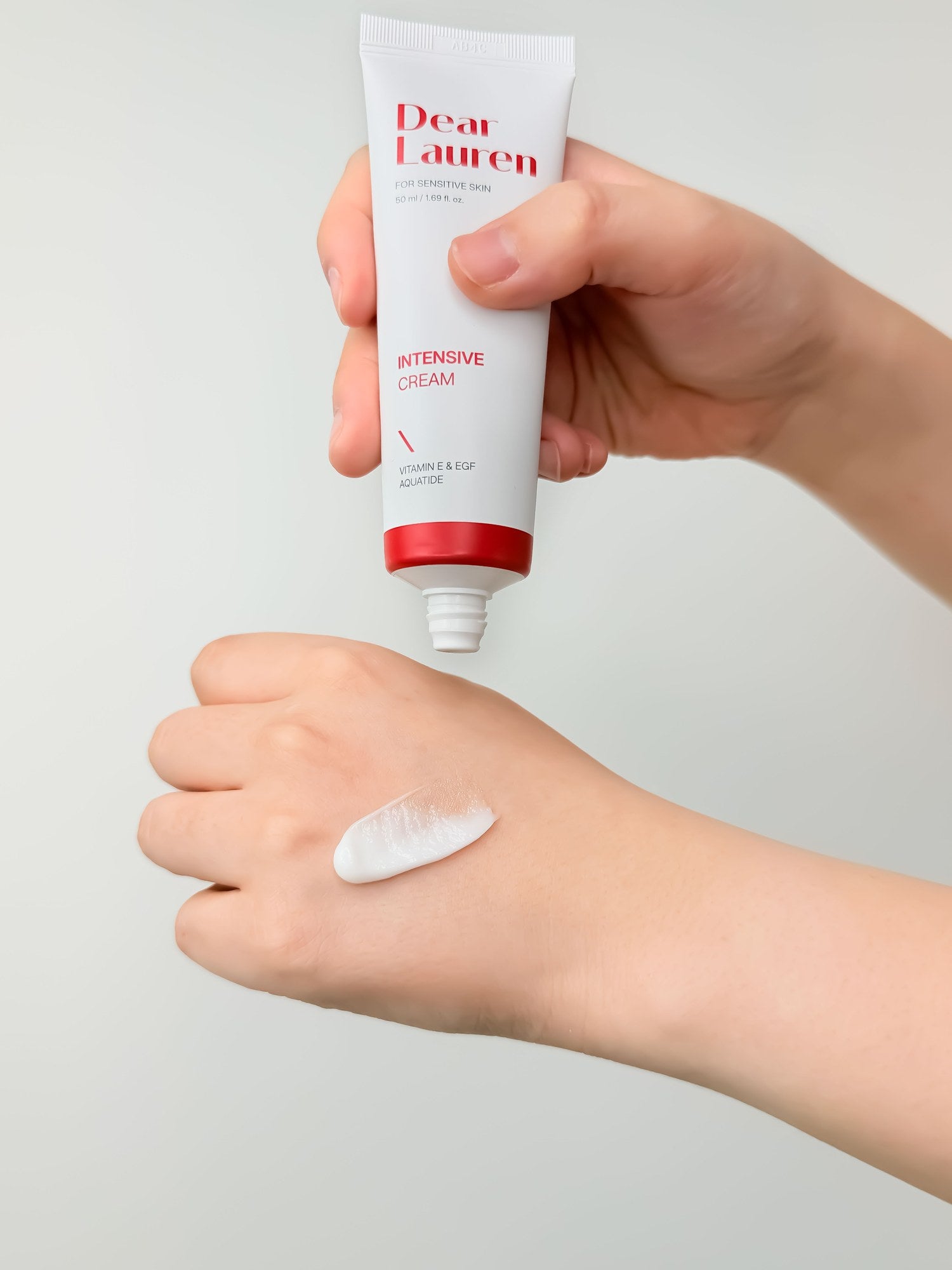 Intensive Cream — in use
