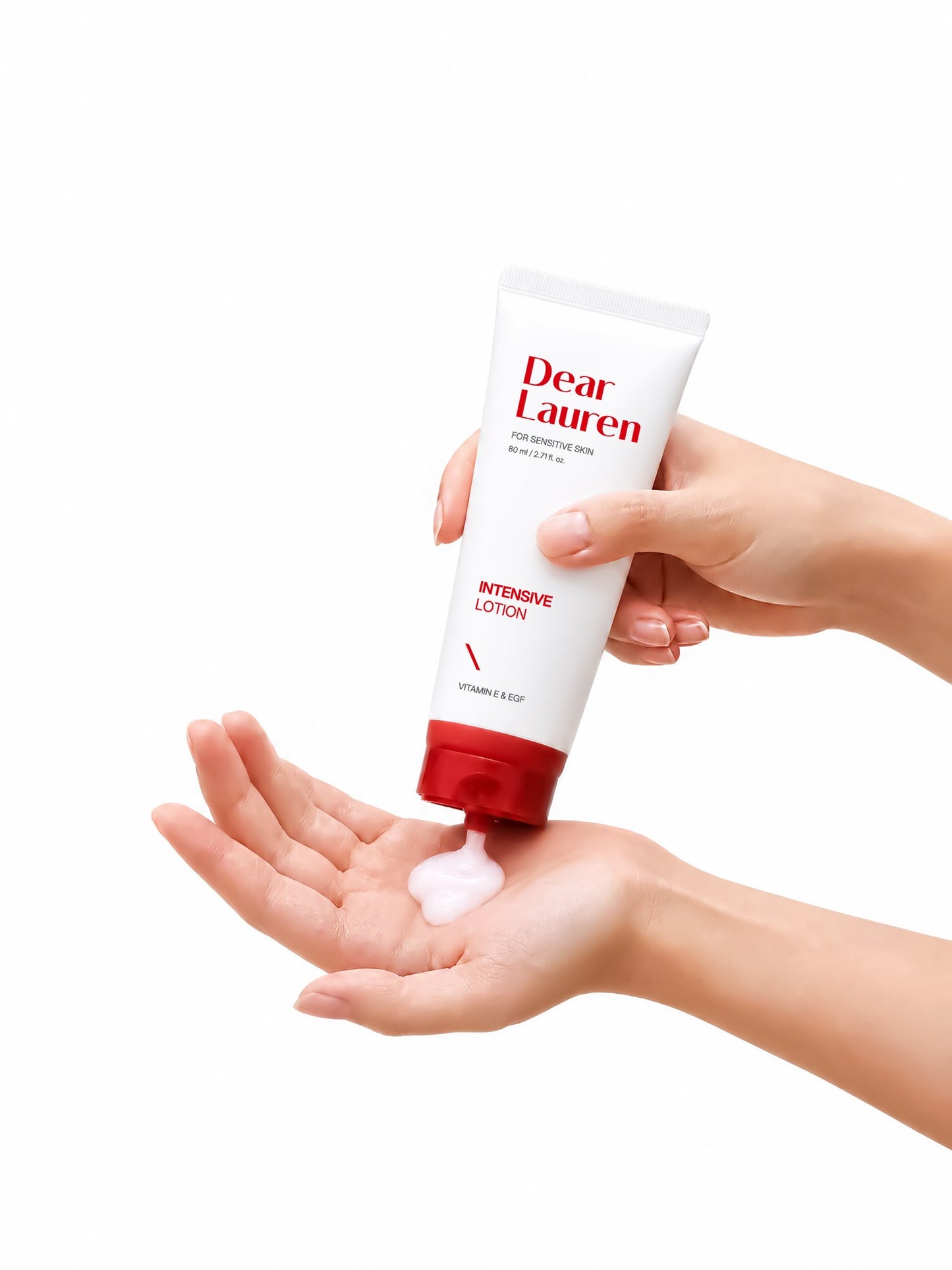 Intensive Lotion — in use
